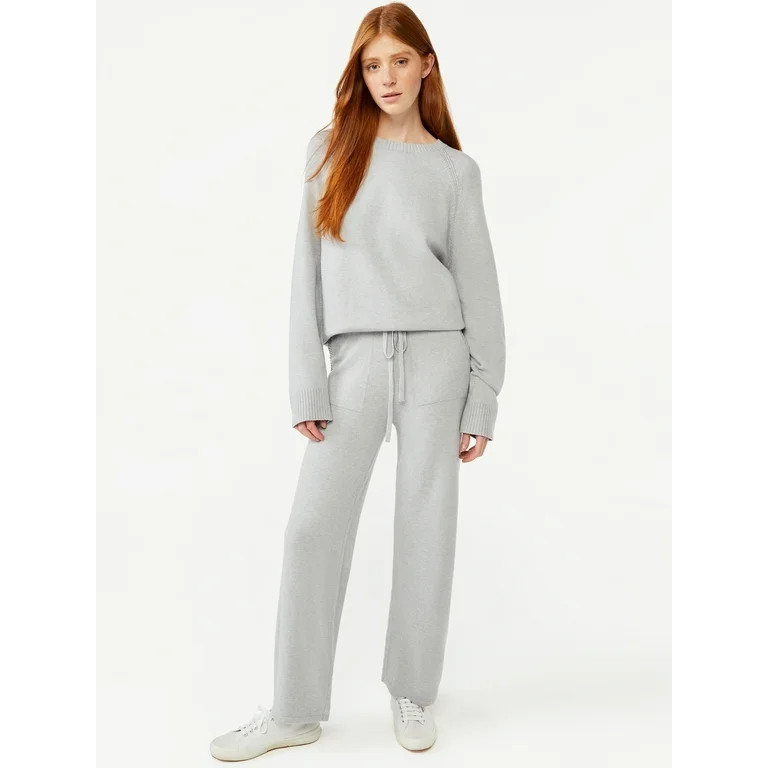 Free Assembly Women's Tunic Sweater with Long Raglan Sleeves, Midweight - Walmart.com | Walmart (US)