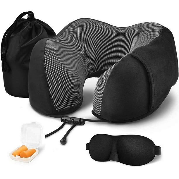 Neck Pillow Travel Pillow, Best Memory Travel Neck Pillow for Airplane Sleeping Travel Pillows wi... | Walmart (US)