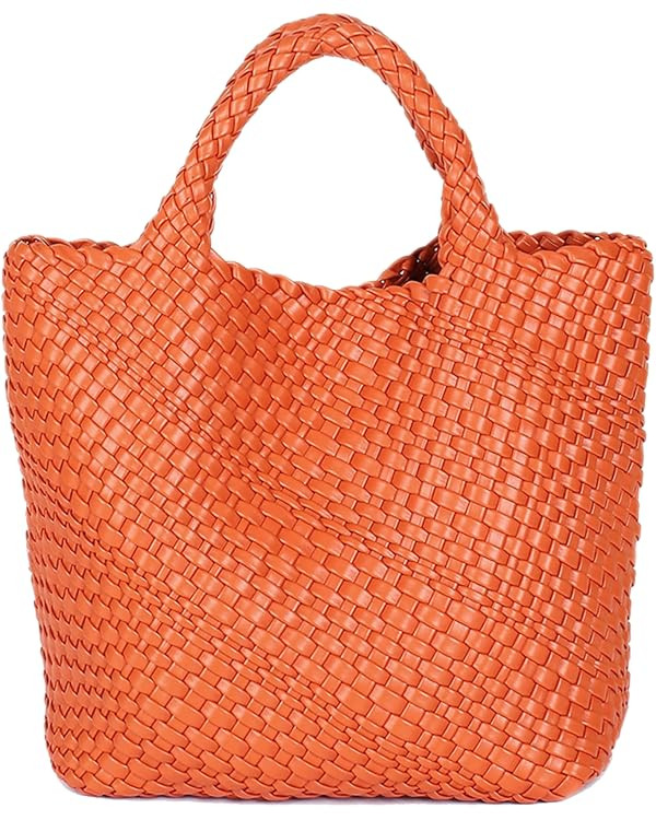 JINMANXUE Fashion Woven Bag Shopper Bag Travel Handbags and Purses Women Tote Bag Large Capacity ... | Amazon (US)