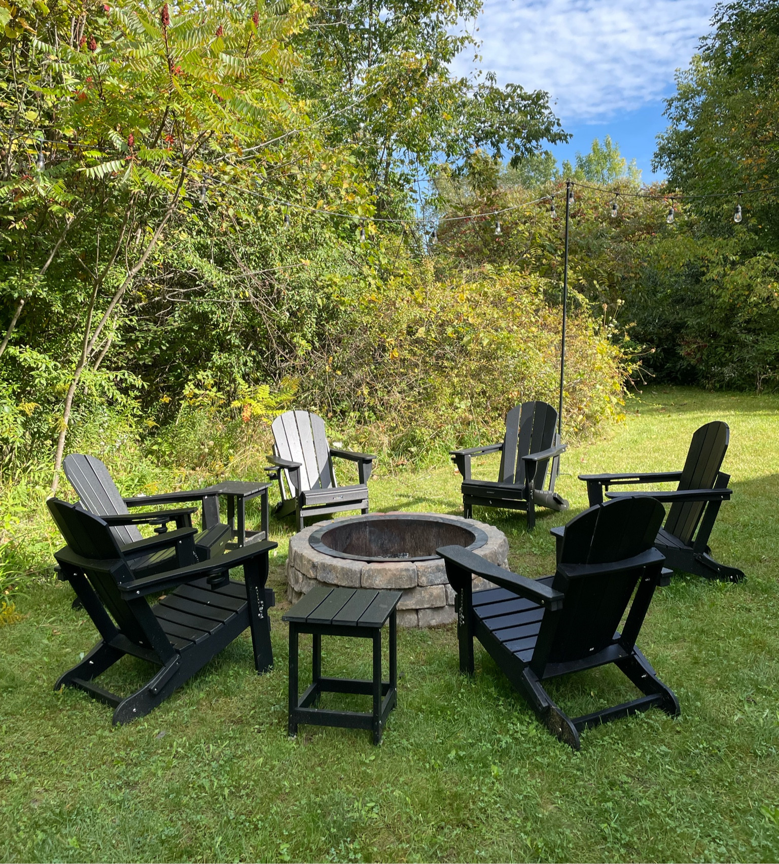 Cabin outdoor furniture, adirondack chairs 

#LTKparties #LTKSeasonal #LTKhome