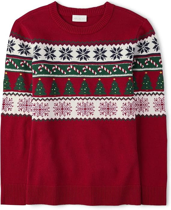 The Children's Place Women's Long Sleeve Christmas Sweater | Amazon (US)