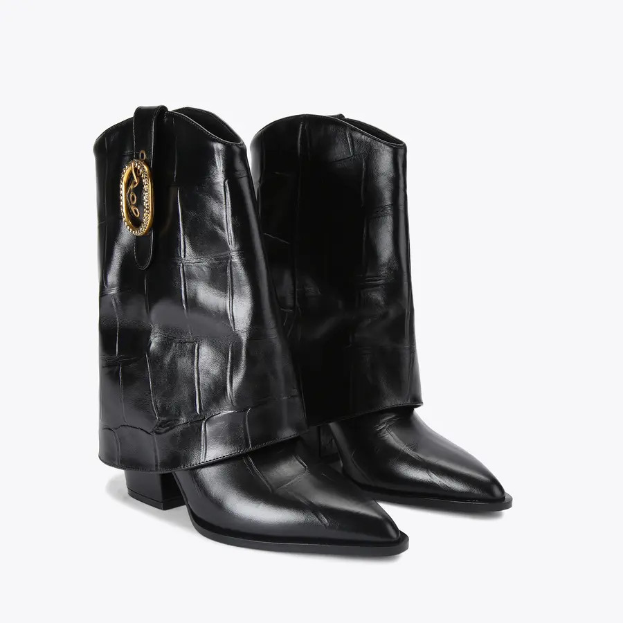 fold over ankle boot | Kurt Geiger US