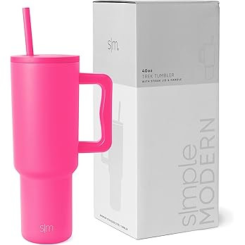 Simple Modern 40 oz Tumbler with Handle and Straw Lid | Insulated Cup Reusable Stainless Steel Wa... | Amazon (US)