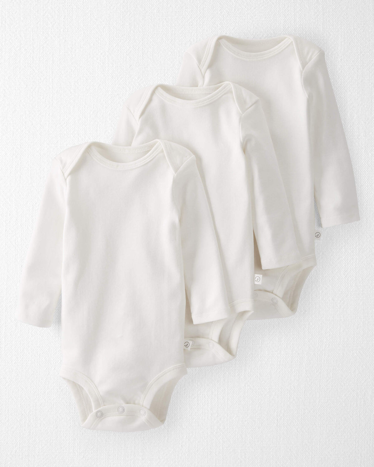 Baby 3-Pack Organic Cotton Bodysuits | Carter's Inc