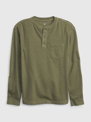 Kids Henley Pocket T-Shirt | Gap (US)