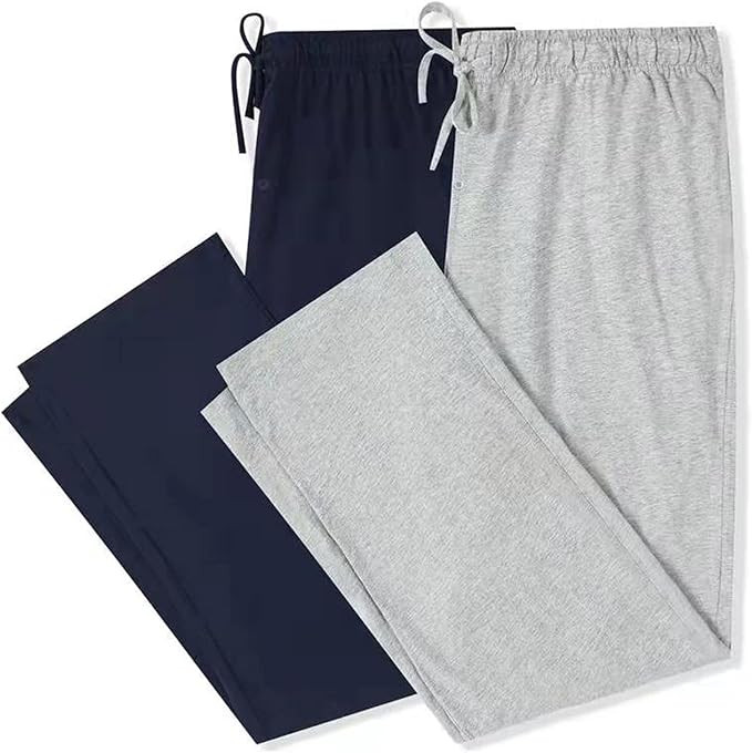 U2SKIIN 2 Pack Mens Pajama Pants Soft, Lightweight Lounge Pant with Pockets Sleep Pj Bottoms for ... | Amazon (US)
