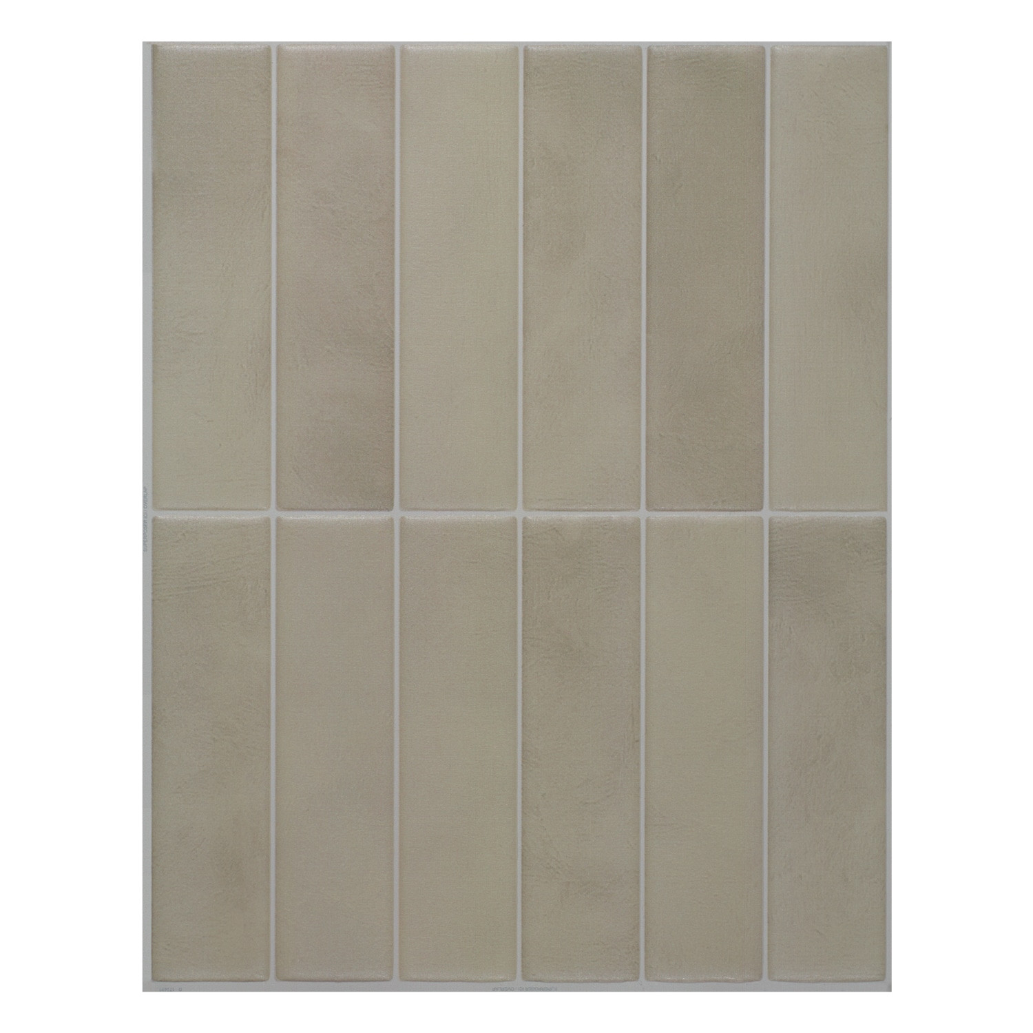 Smart Tiles Morocco Tangier Beige 9-in x 12-in Matte Resin Subway Wall Tile (2.8-sq. ft/ Carton) | SM1240M-04-QG | Lowe's
