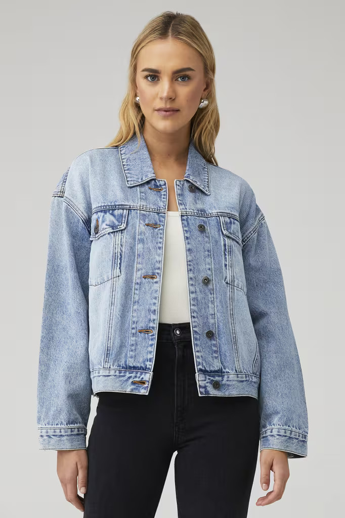 RELAXED DENIM JACKET | FashionPass