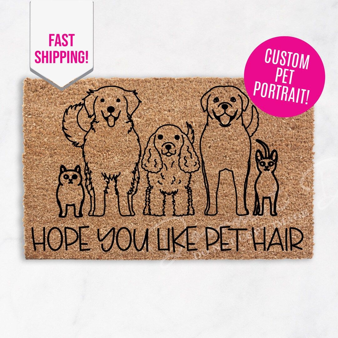 CUSTOM PET PORTRAIT Hope You Like Dogs Personalized Dog - Etsy | Etsy (US)