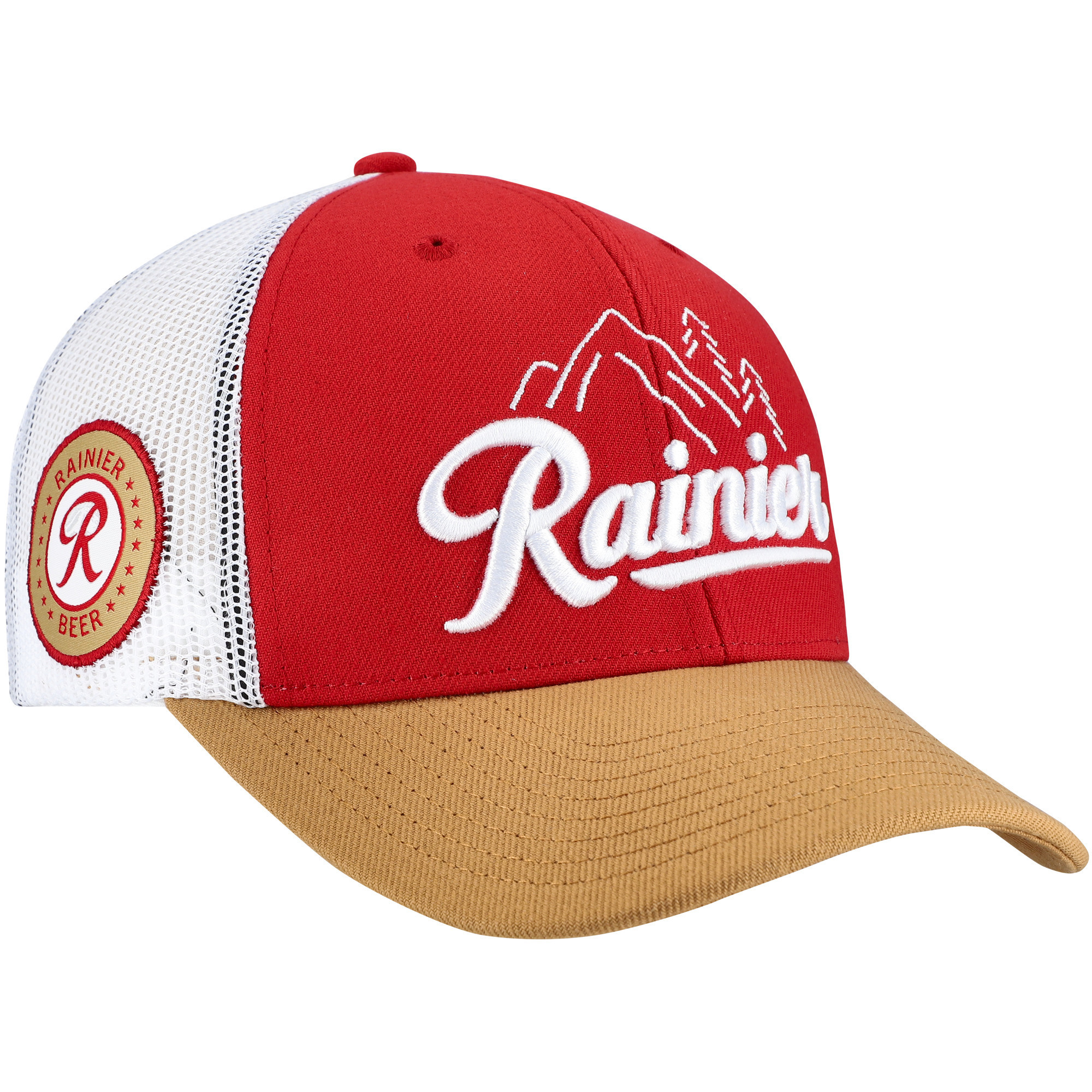 Men's Red Rainier Adjustable Trucker Hat | Fanatics