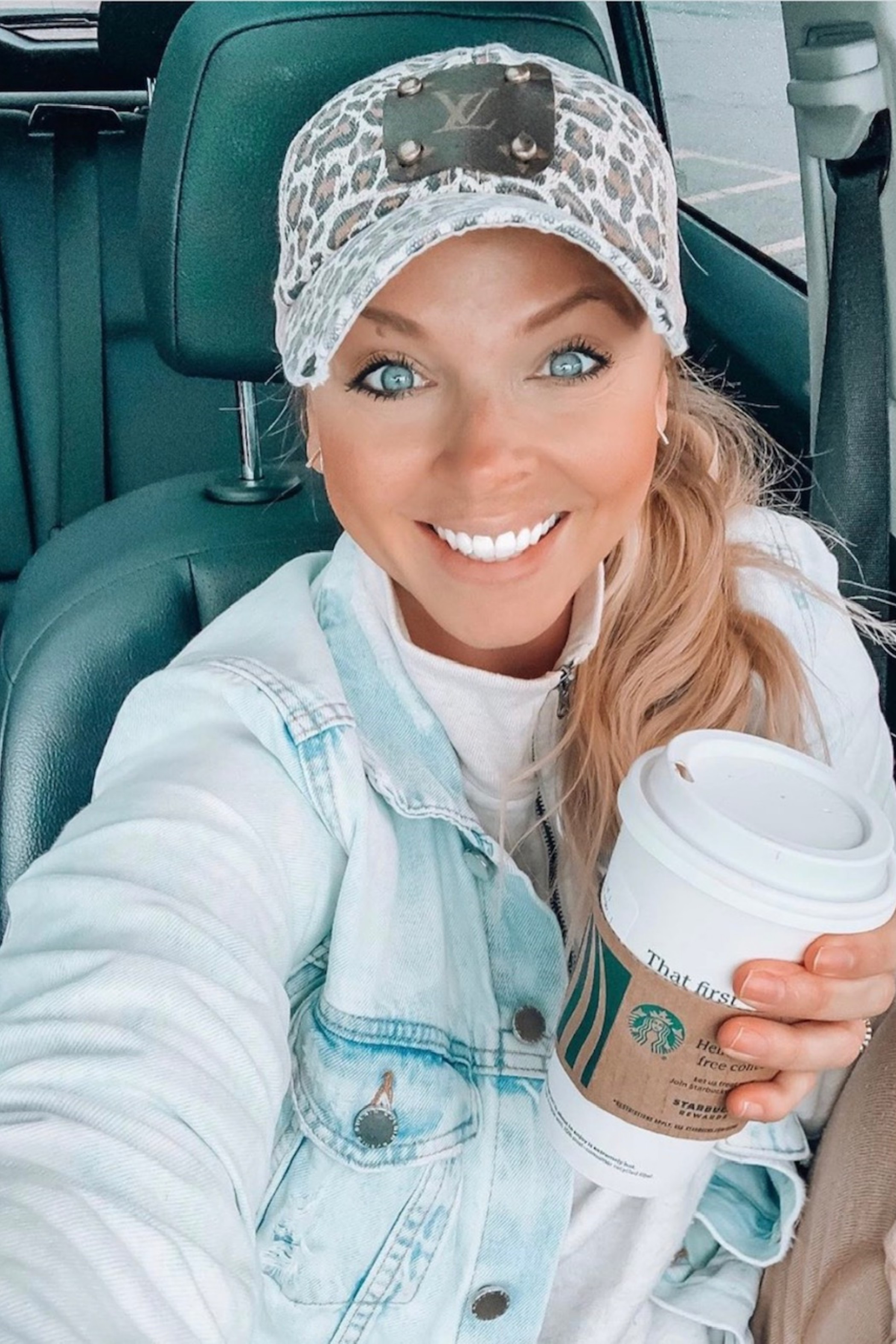 Tan Leopard Hat | Vintage Boho