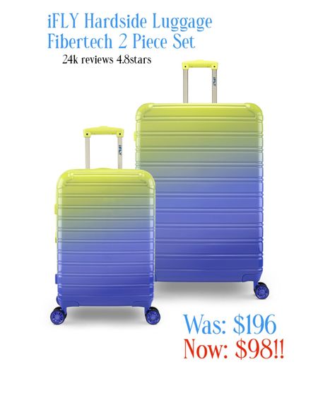 iFLY Hardside Luggage Fibertech 2 Piece Set on SALE


#LTKtravel #LTKsalealert #LTKFind