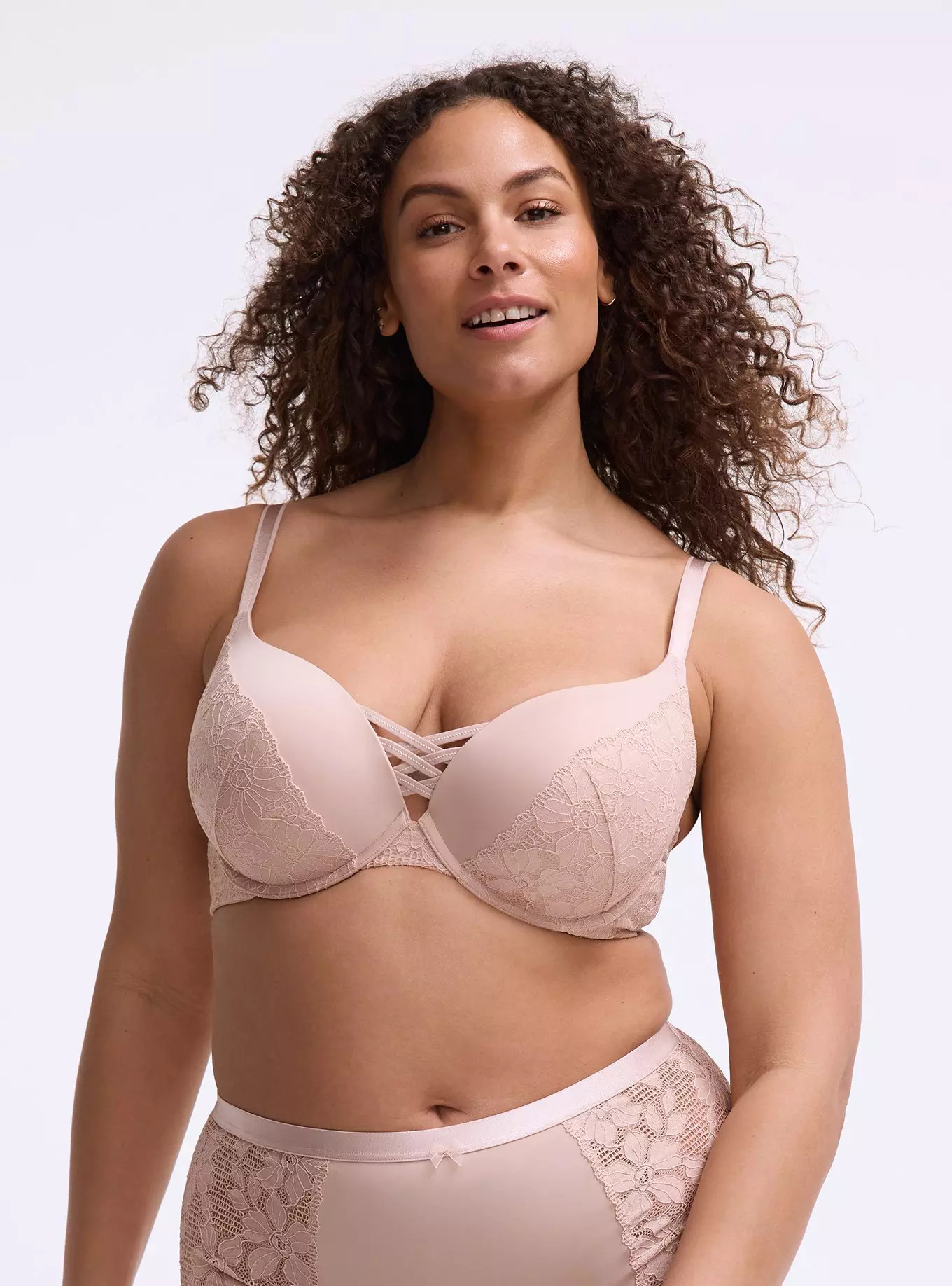 Ava Plunge Push-Up Lace Bra | Torrid (US & Canada)