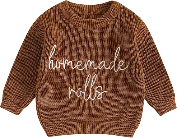 YINGISFITM Valentines Baby Girl Boy Outfit Toddler Valentines Sweet Heart Sweater Knit Sweaters F... | Amazon (US)