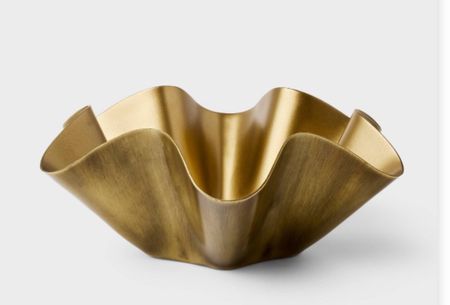 Studio McGee gold bowl, Target, Spring decor, wavy bowl, decorative objects 

#LTKhome #LTKSeasonal #LTKfindsunder50