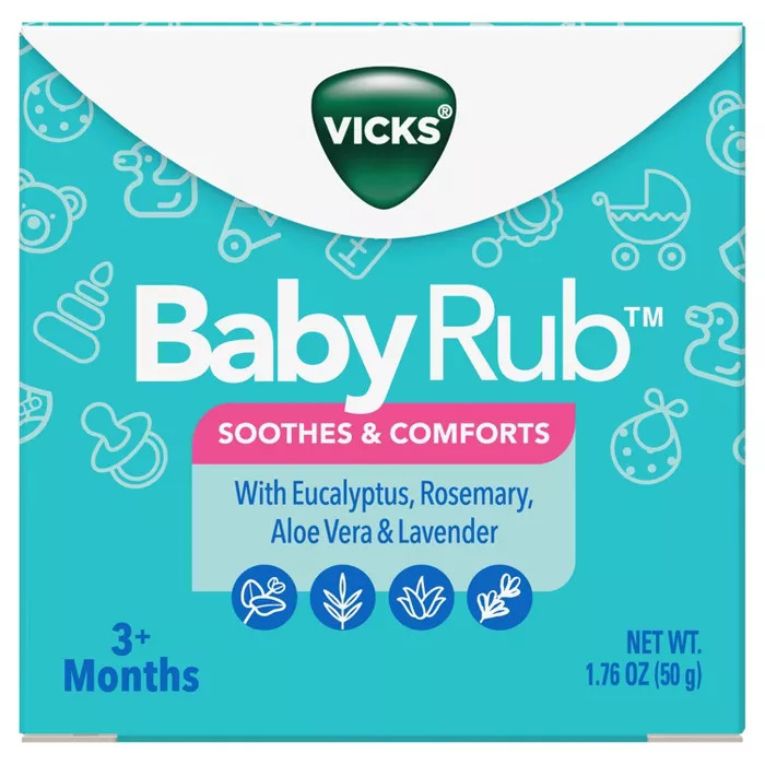 Vicks BabyRub Chest Rub Soothing Ointment - 1.76oz | Target