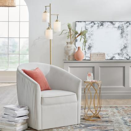 Gemma Pleated Chair | Grandin Road