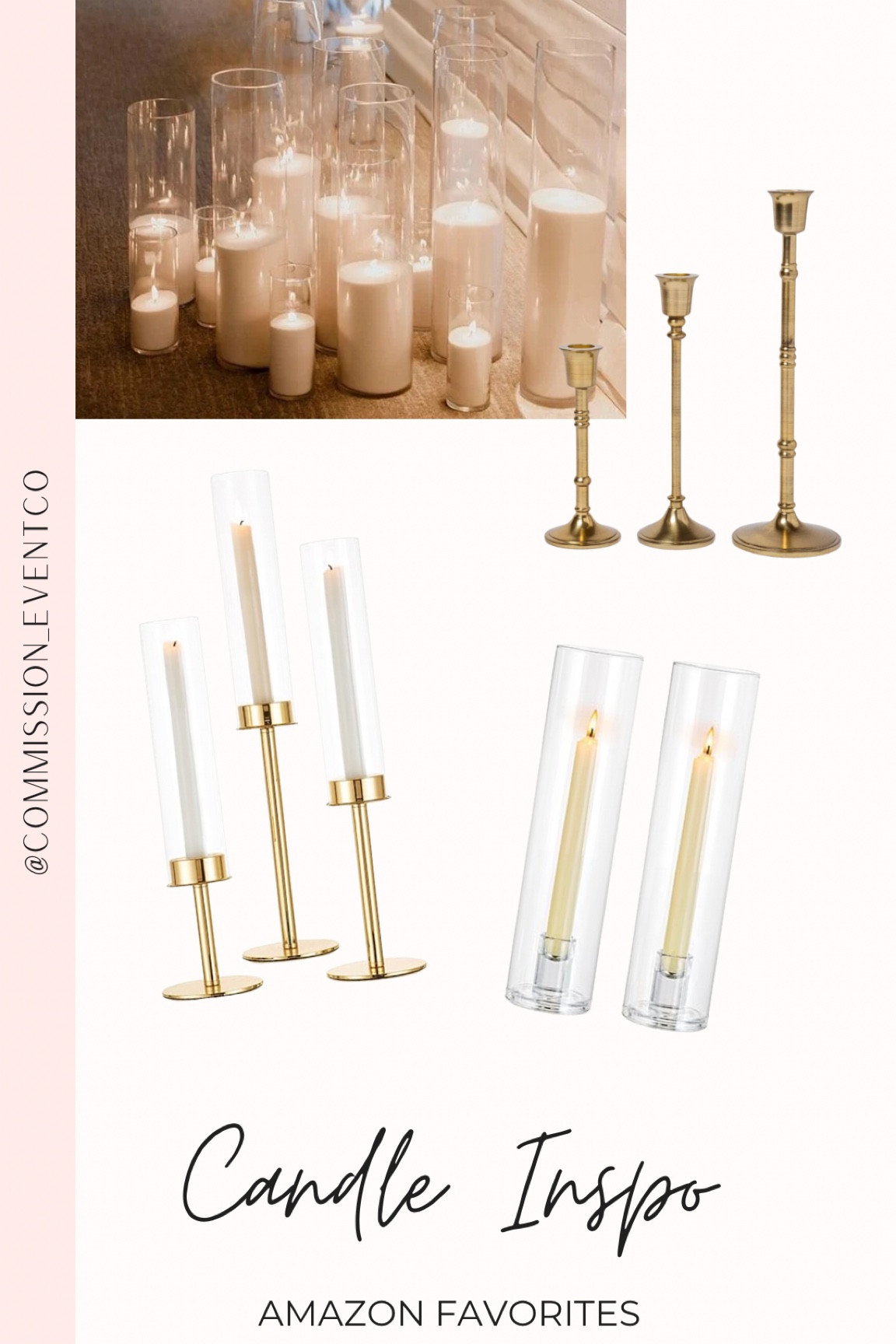 Gorgeous candle holders and covers for your wedding tablescapes 

#LTKhome #LTKparties #LTKwedding