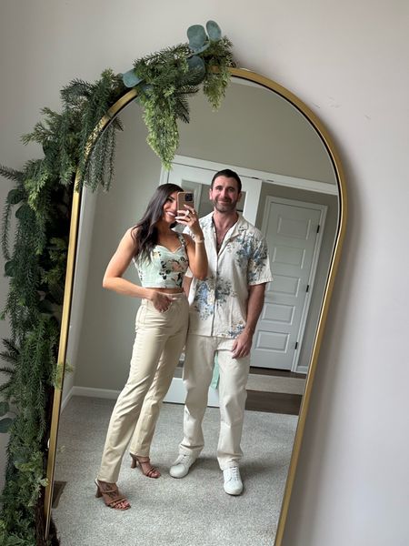 Couples outfits
Vacation outfit ideas
Easter outfit
I’m wearing a size small in top & 27 in my pants
Justin’s shirt is a size XL tall & his pants are a 36x34
Use code AFLTK for 25% off! 


#LTKtravel #LTKfamily #LTKsalealert