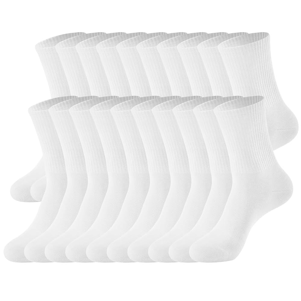 J-BOX Women Cotton Crew Socks - Breathable Thin Dress Socks for Business & Casual, Soft Comfort A... | Amazon (US)