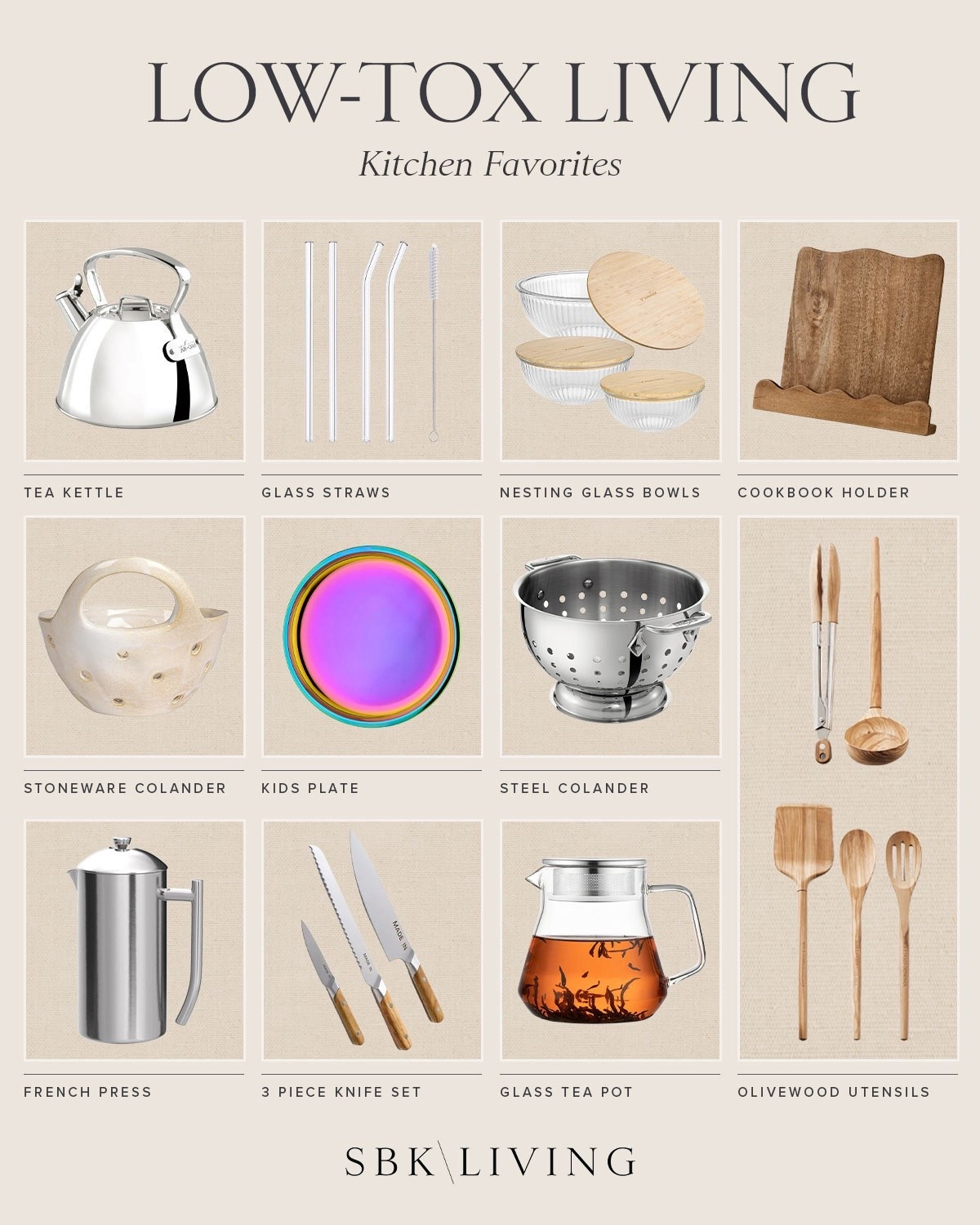 Low-tox living kitchen favorites 👩🏻‍🍳

Home
Cooking
Food 

#LTKHome #LTKfoodie