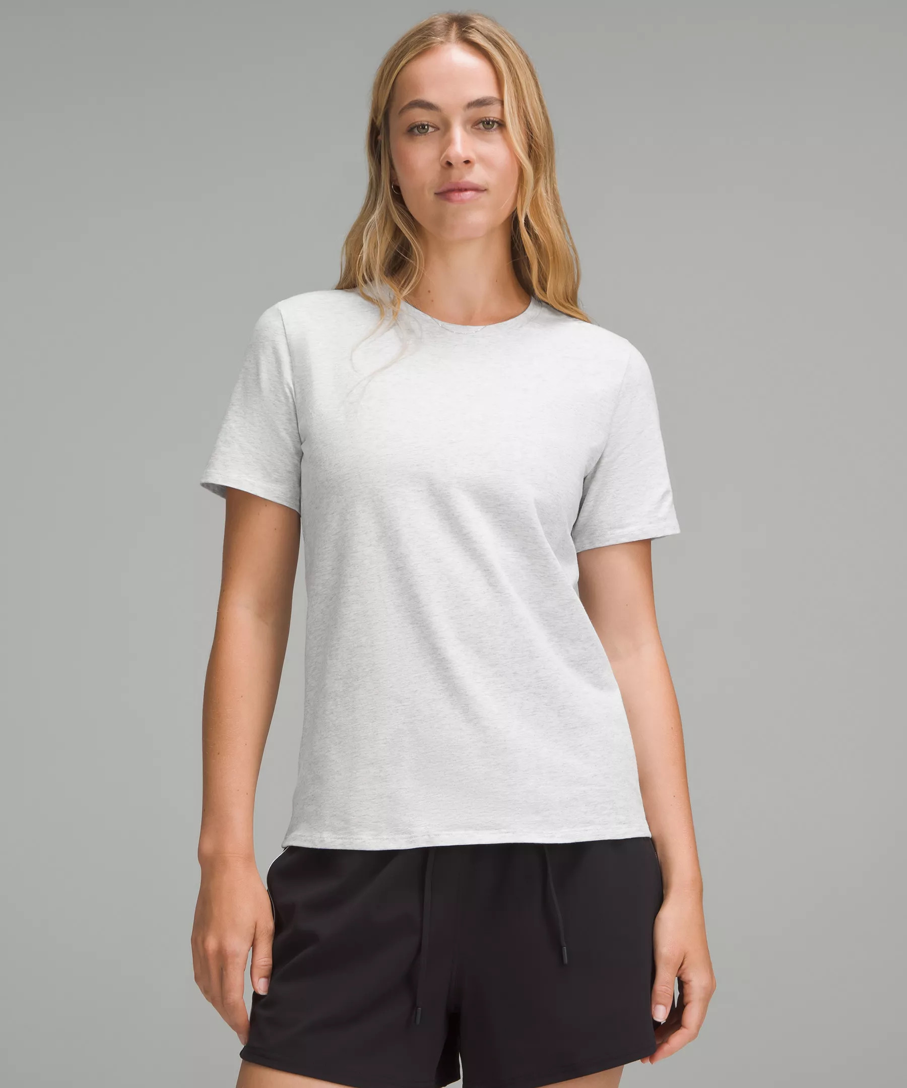 Organic Cotton Straight-Hem Crewneck T-Shirt | Lululemon (US)
