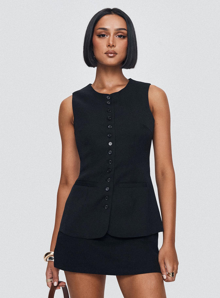 Islington Top Black | Princess Polly AU