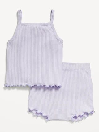 Rib-Knit Cami and Shorts Set for Baby | Old Navy (US)