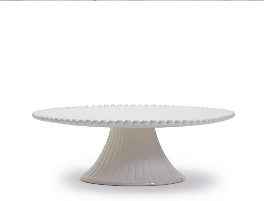 Two's Company Heirloom Pearl Edge Pedestal Platter | Amazon (US)