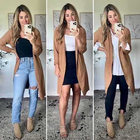 This long duster cardigan is so versatile and affordable - comes in a few colors and I sized down 

Target style , workwear , fall style 

#LTKsalealert #LTKunder50 #LTKSeasonal
