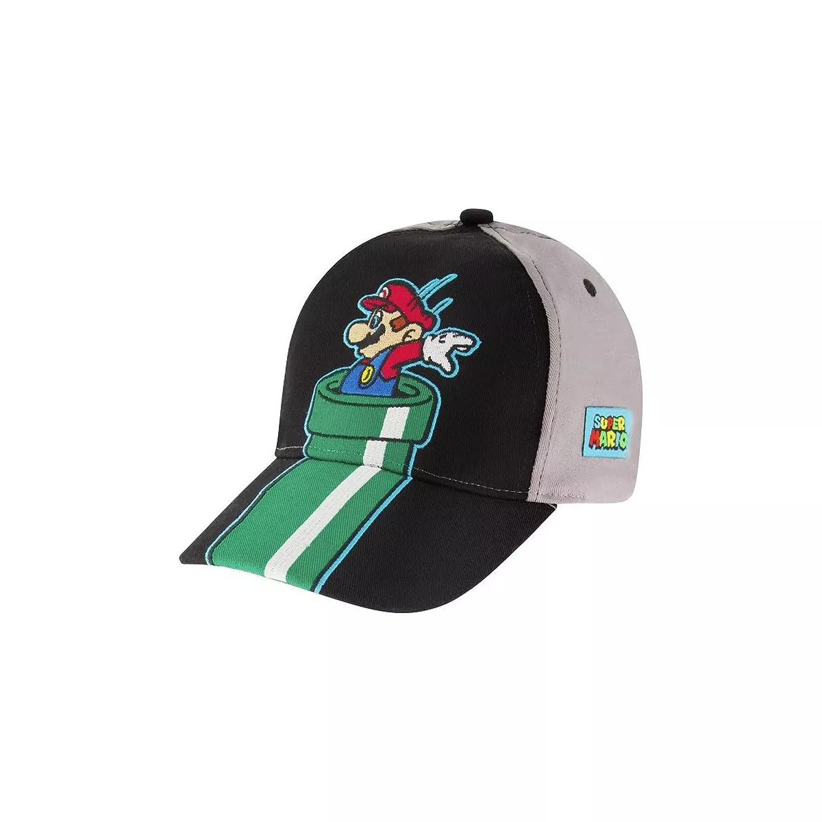 Super Mario and Bowser Baseball Cap, Little Boys Age 4-7- Gray | Target