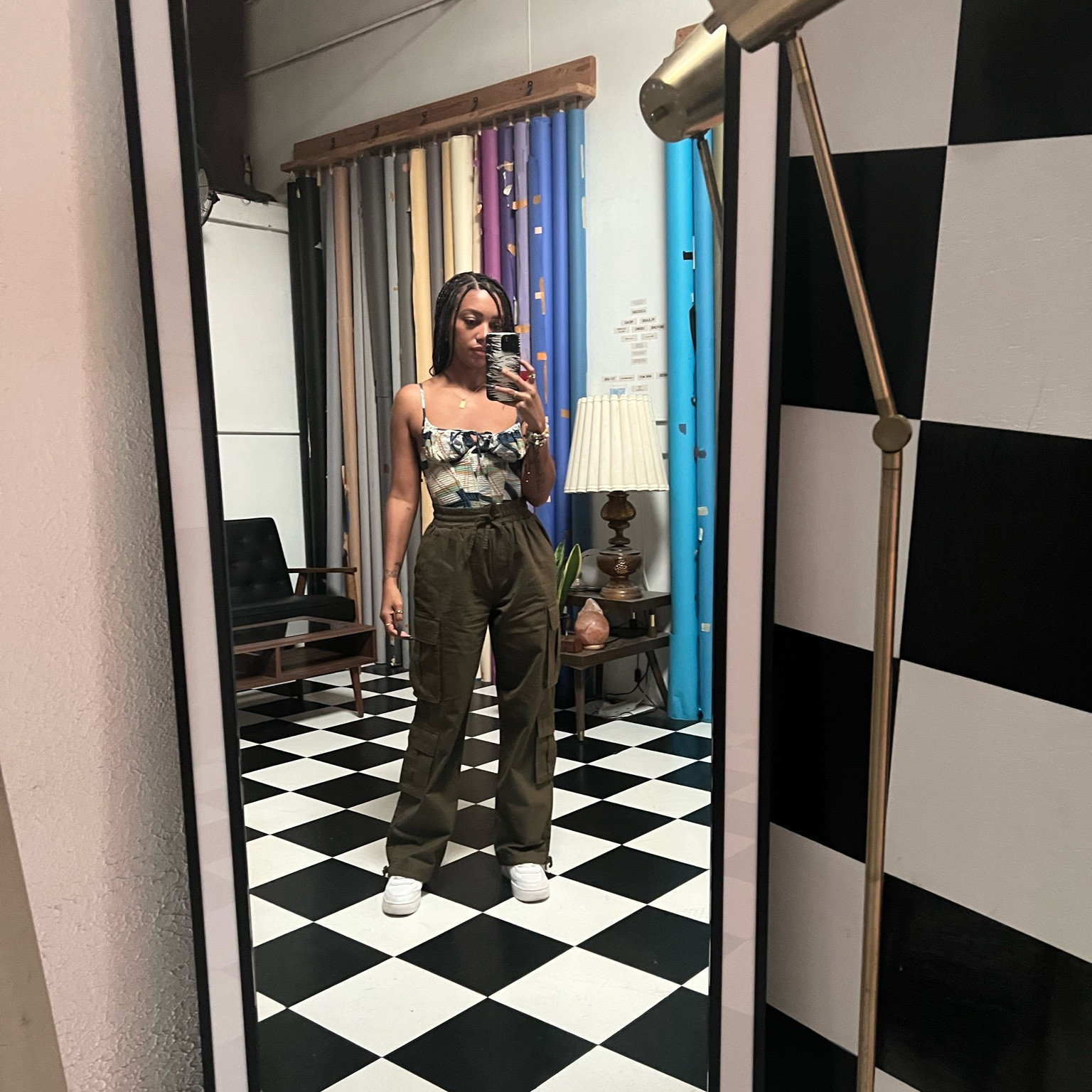 Cali vibes #cargopants #corsettop #airforceones

#LTKshoecrush #LTKstyletip #LTKfit