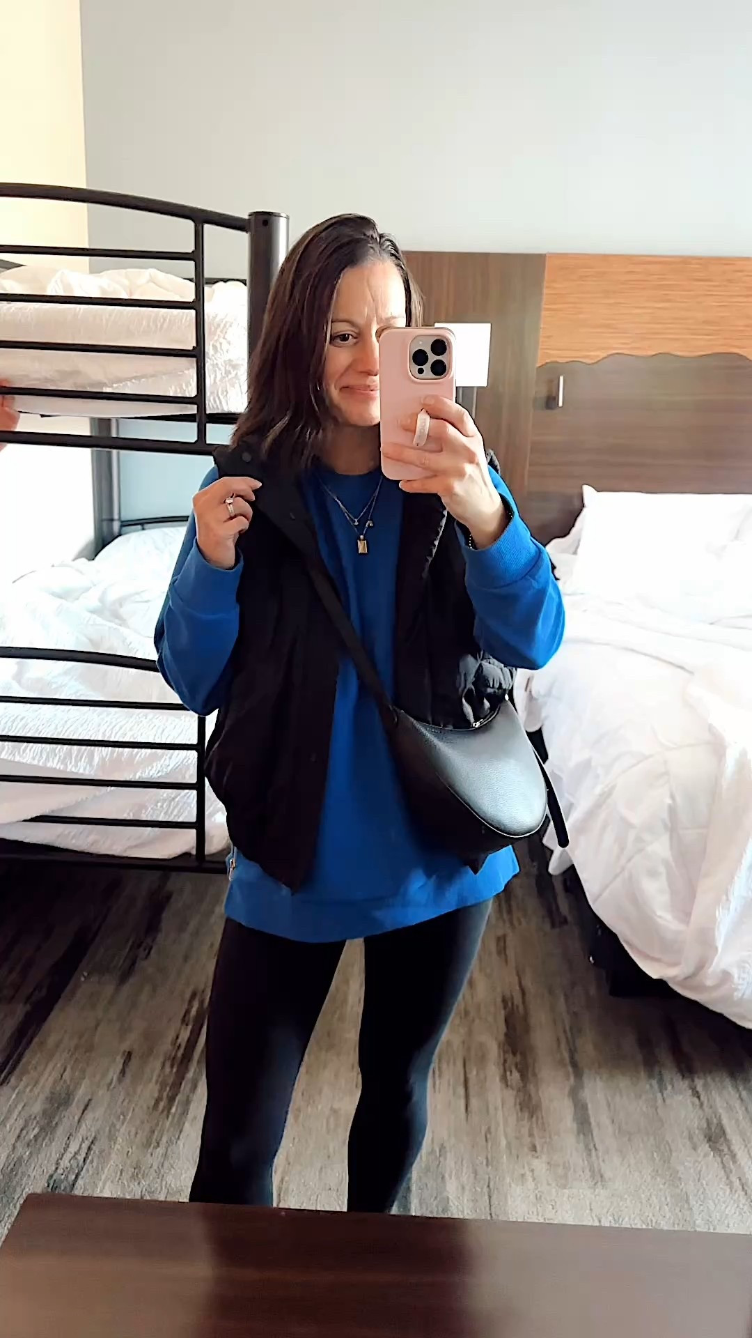 Basketball mom outfit of the day! Pullover runs true to size - I’m in the small. Leggings are Amazon and run true to size.

#LTKootd #LTKOver40 #LTKmomlife