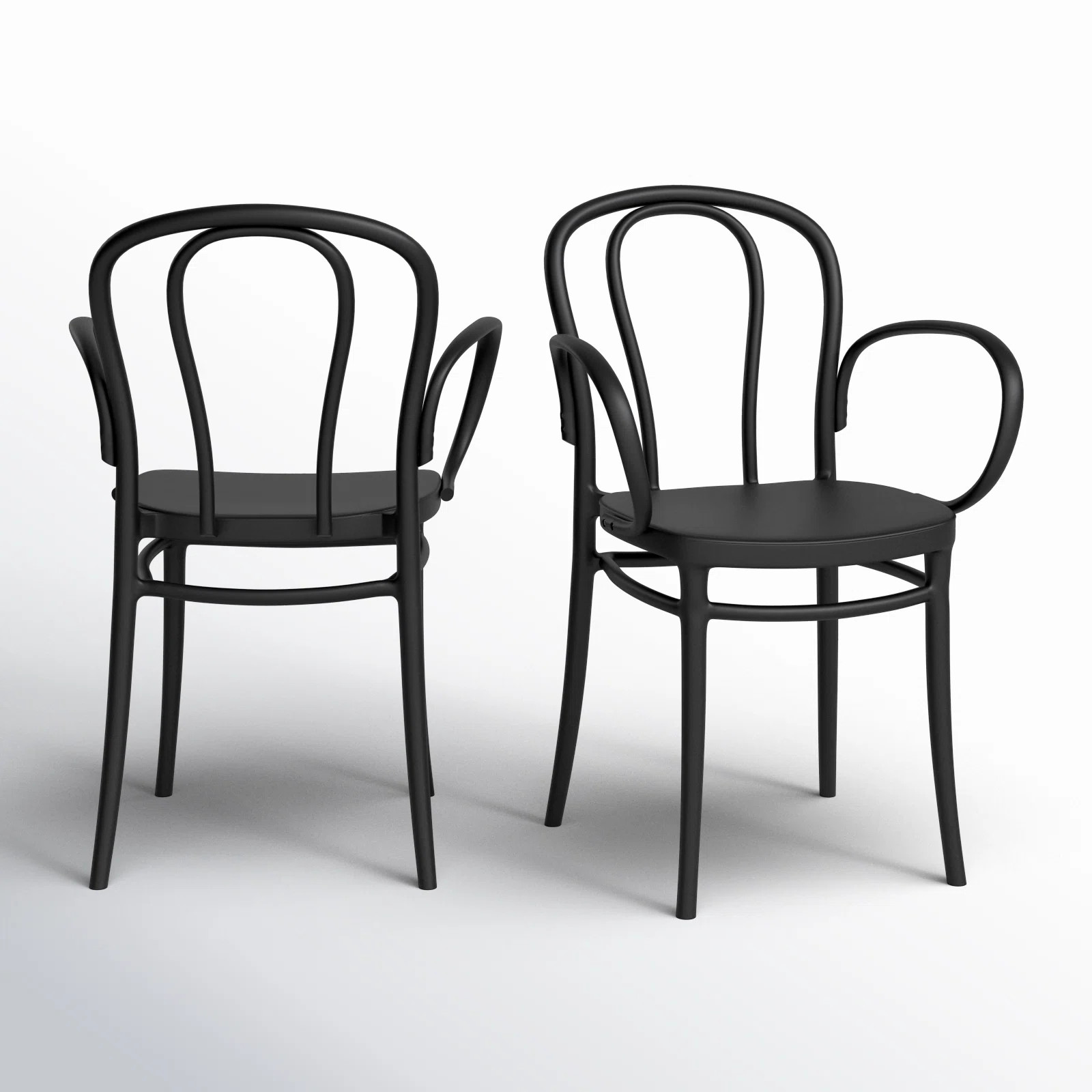 Farrah Stacking Patio Dining Armchair | Birch Lane