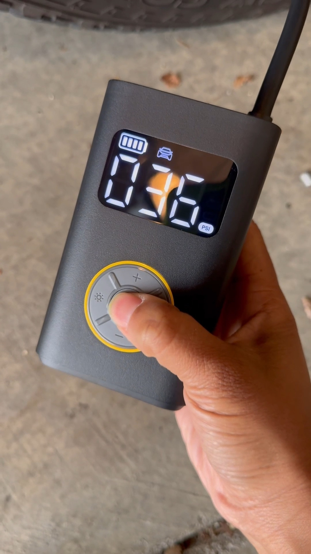 EVERY car needs one of these! It measures tire pressure AND is also a wireless pump! It also has presets for car tires, motorcycles, bikes and balls! Soooo amazing! Makes a great gift too! 

#LTKHome #LTKFamily #LTKMens