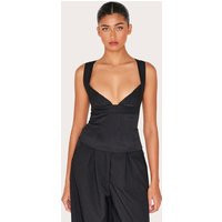 Black Layered Corset | PrettyLittleThing US