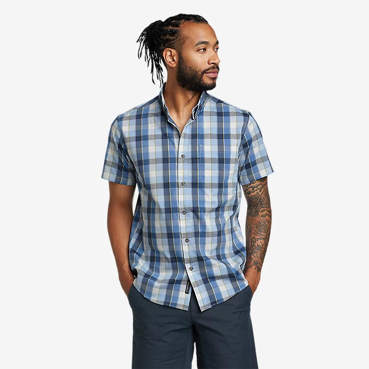 Short-Sleeve Voyager Flex Shirt | Eddie Bauer, LLC