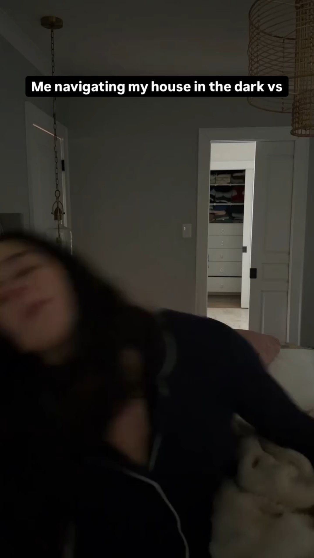 Who put that there?! 
But also why am I like this 🫠
I can waltz around my room with my eyes closed but when they’re open every corner becomes bruise magnet 🤕
.
.
.
#millennialmom #millennials #girlythings #momsofinstagram #comedy