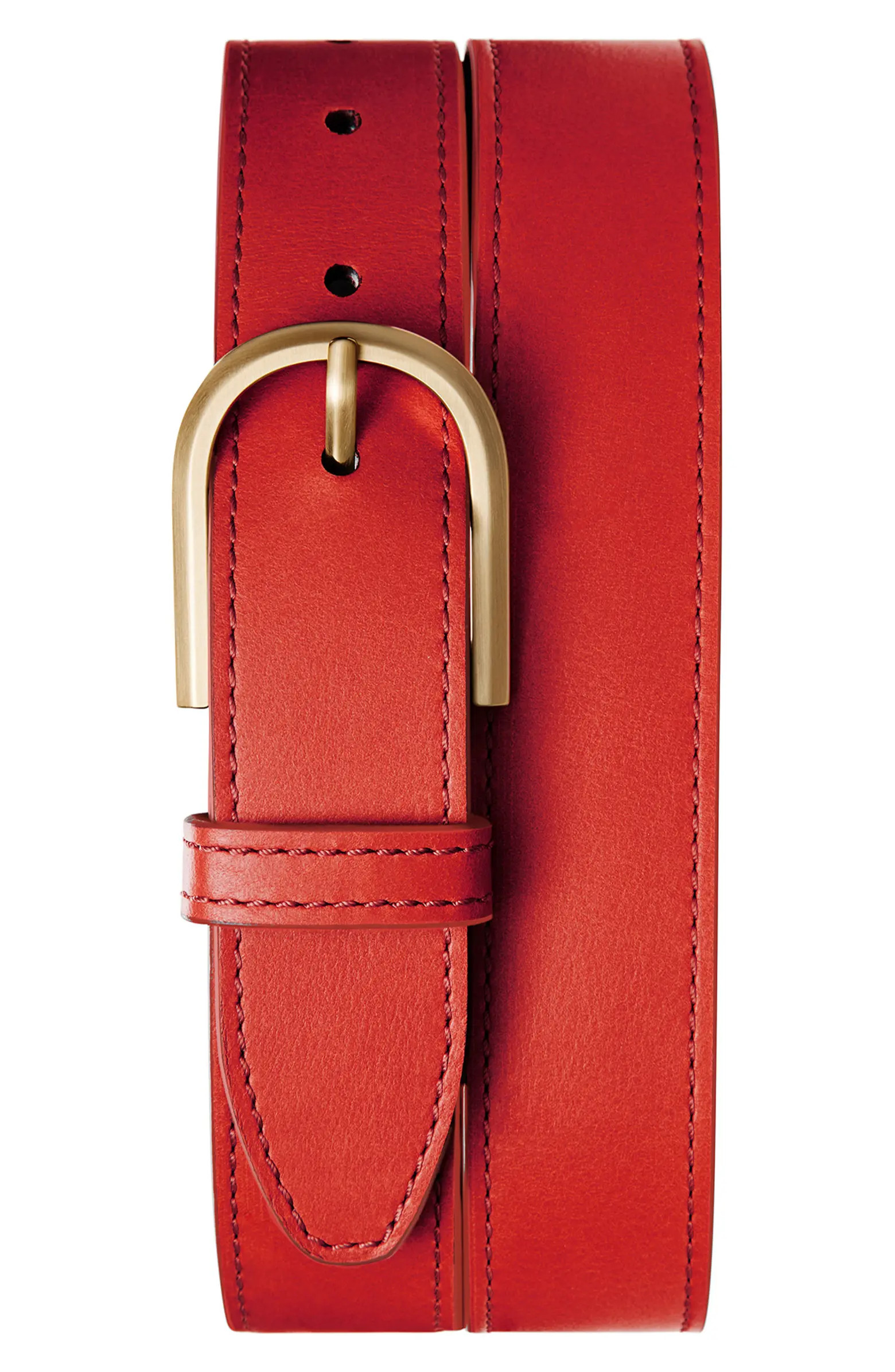 Shinola U-Buckle Leather Belt | Nordstromrack | Nordstrom Rack