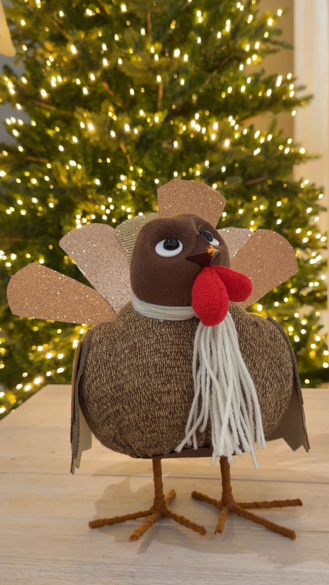 We’ve loved our little turkey since the first year we’ve gotten him. He comes with a story that we read to the kids each year. He also comes with feathers, but after we used them all we decided to make our own using cardstock. On each feather we write something we are thankful for each day and by the time Thanksgiving is here, he is fully dressed with all his feathers. Truly a special Thanksgiving tradition to remind us of all the things in life that we are grateful for. #ltkfamily

#LTKHoliday #LTKmomlife #LTKKids