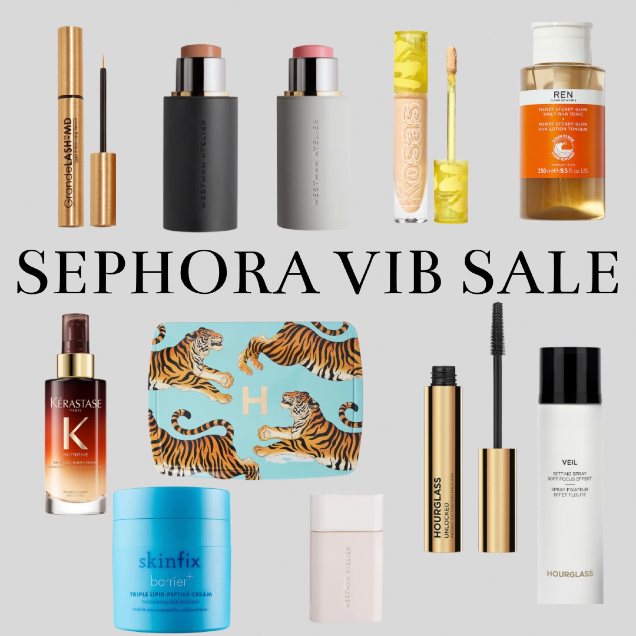 Sephora VIB sale - clean beauty and skin care 


#grandelash #lashserum #sephora #sephorasale #cleanbeauty #westmanatelier #kosas #renskincare #kerastase #luxurybeauty #triplelipid #hourglass 

#LTKsalealert #LTKbeauty #LTKunder50