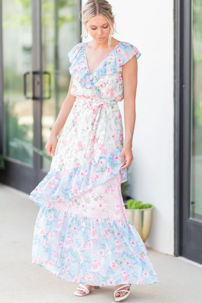 Need You Now Pink Floral Maxi Dress | The Mint Julep Boutique