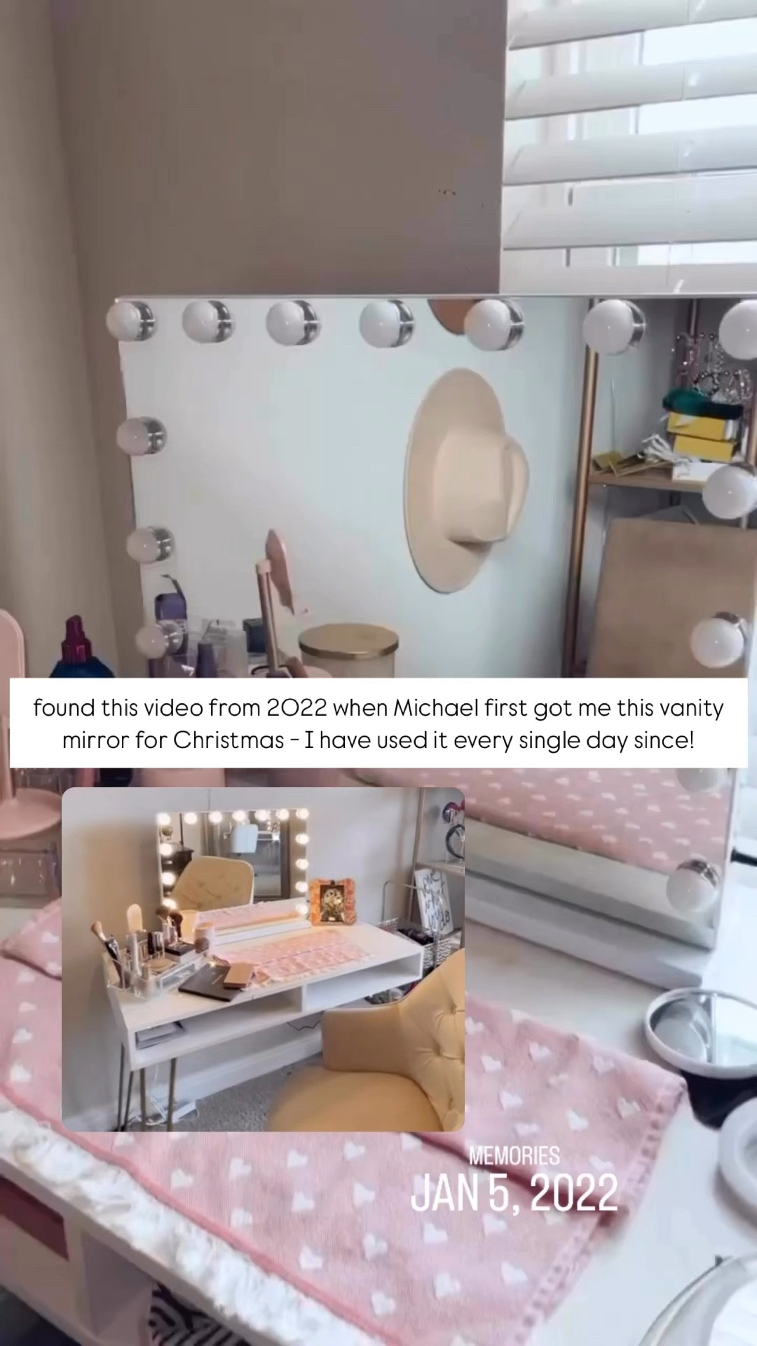 One of my all-time favorite gifts I’ve received from my husband…this light-up vanity mirror! I do my makeup right here every single day and it’s the best. Has a USB to charge your phone, too! 

#LTKHoliday #LTKCyberWeek #LTKGiftGuide