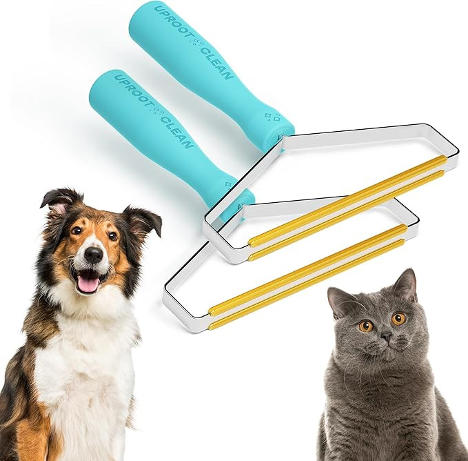 Uproot Cleaner Pro Pet Hair Removal Tool -2 Pack-Special Dog Hair Remover Multi Fabric Edge and C... | Amazon (US)