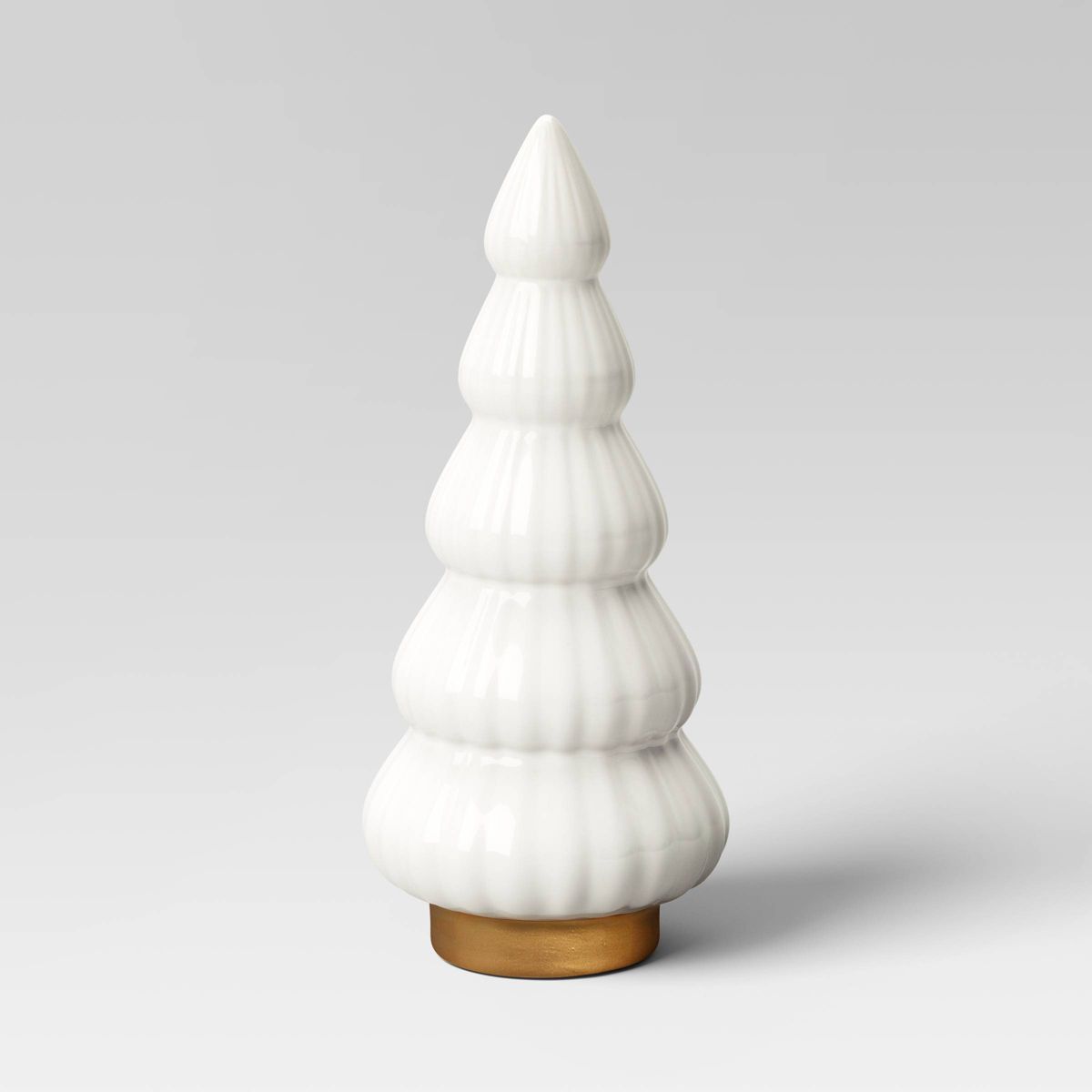 Large Scalloped Ceramic Tree Christmas White - Threshold™ | Target