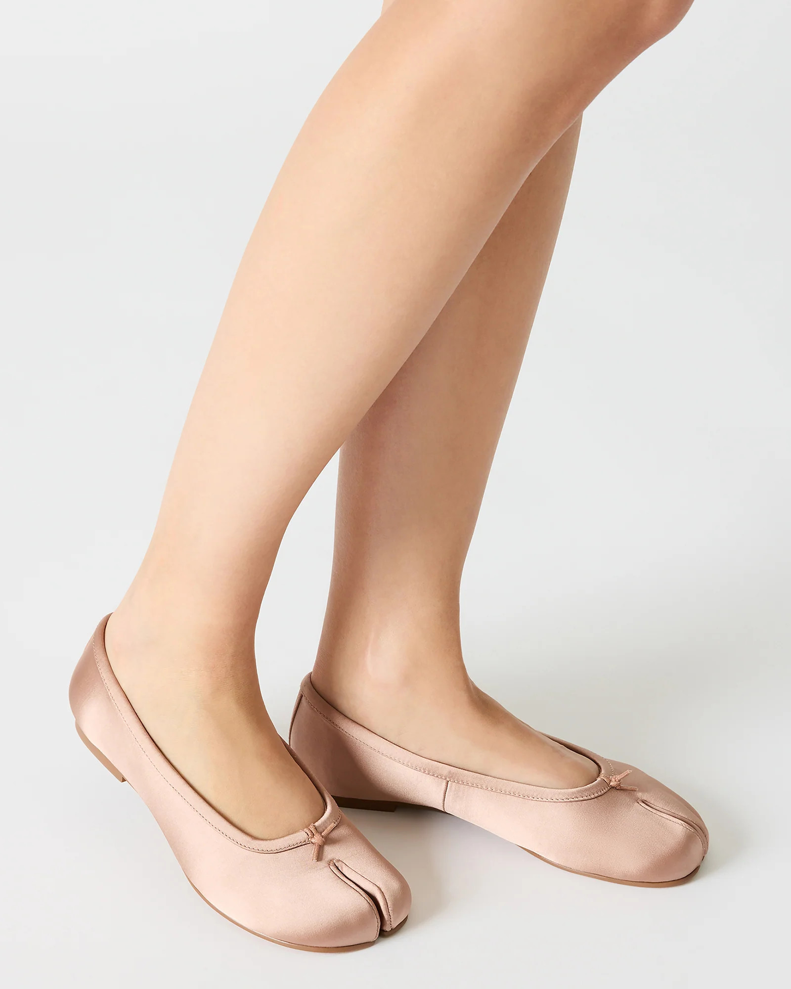 CALICO Blush Satin Split Toe Tabi Women's Ballet Flat | Steve Madden (US)
