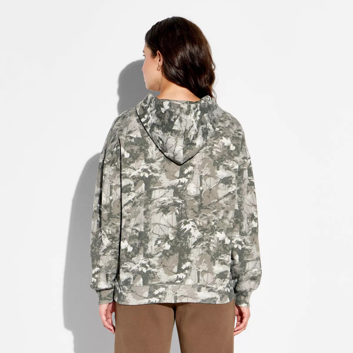 Women's Camo Yellowstone Graphic Pullover Sweatshirt - Assorted Gray XXS | Target