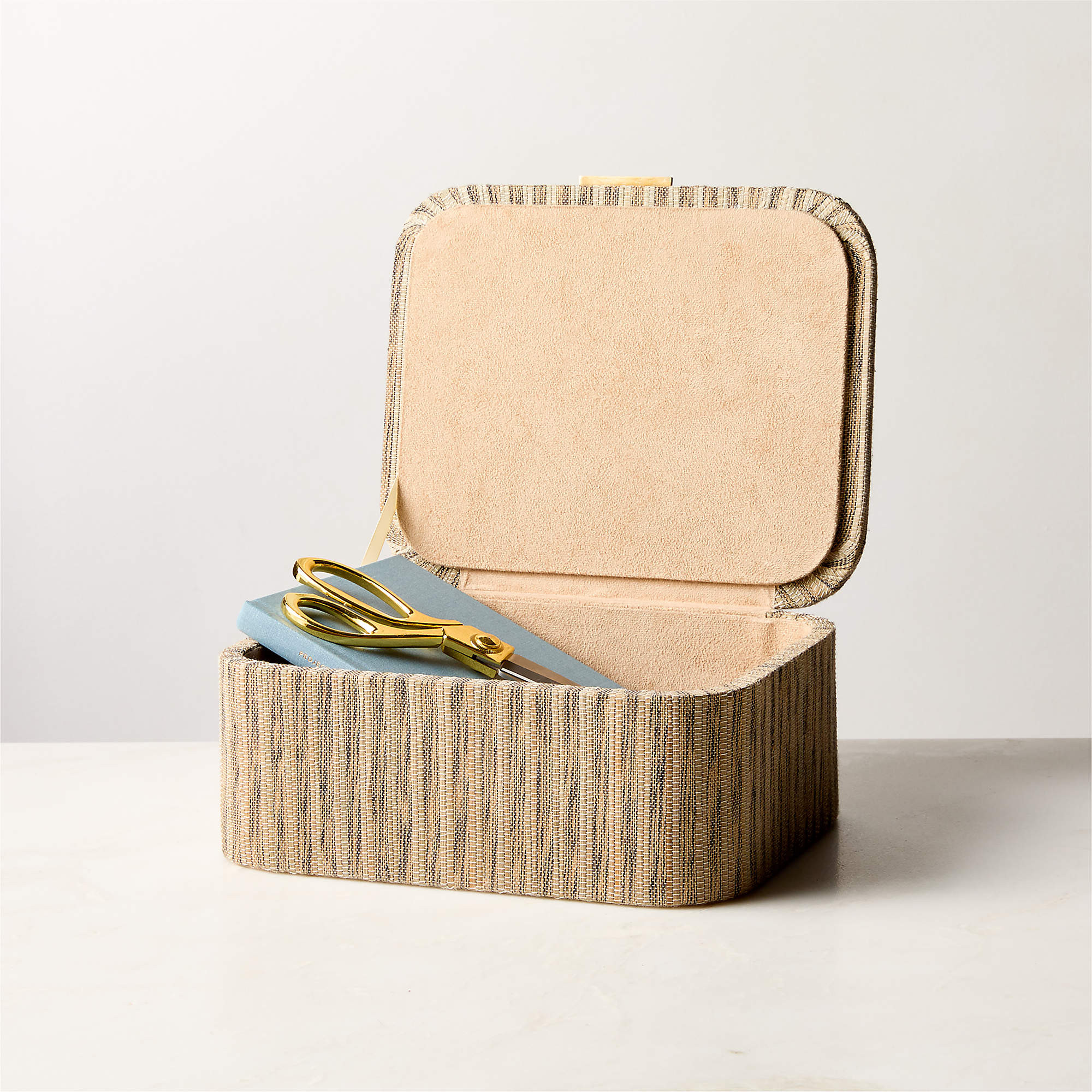 Axton Natural Storage Boxes Set of 3 + Reviews | CB2 | CB2