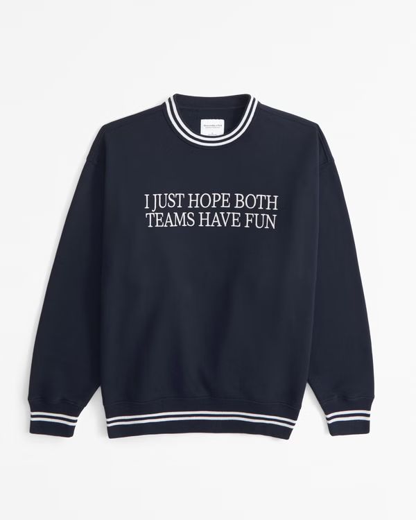 Sporty Graphic Vintage Sunday Crew | Abercrombie & Fitch (US)