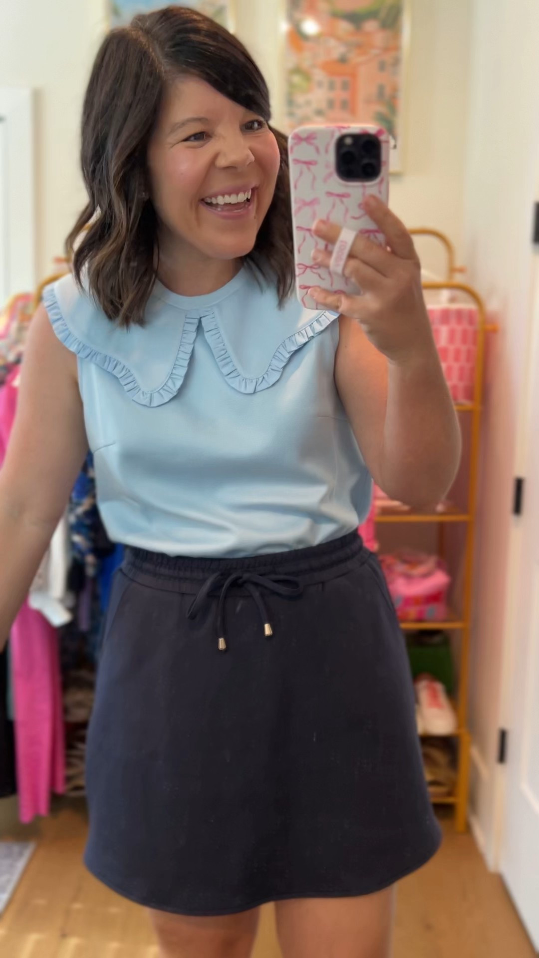 What I wore to work from home. Size small top size medium skirt.

#LTKActive #LTKFindsUnder50 #LTKWorkwear